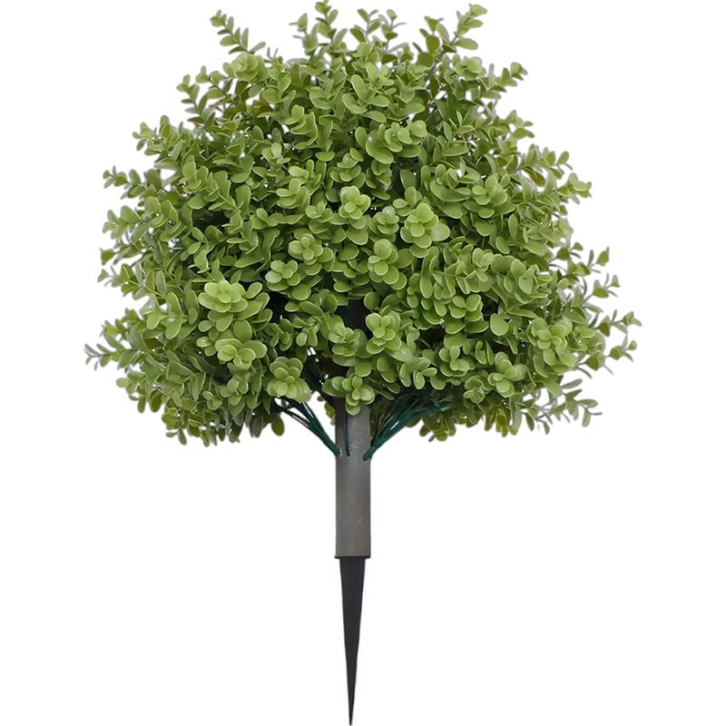 1 шт. с колышком для установки в грунт, искусственные шаровидные туи из кедра для крыльца, прочное украшение, искусственный кустарник, реалистичные 45 см