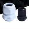 Waterproof Waterproof Joint Cable Gland White Black Cable Entry Nylon Connector  Wire