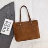 2025 Matte Tote Premium Versatile Autumn and Winter New Large Capacity Fashion Retro Commuter Leisure Student Tote Bag