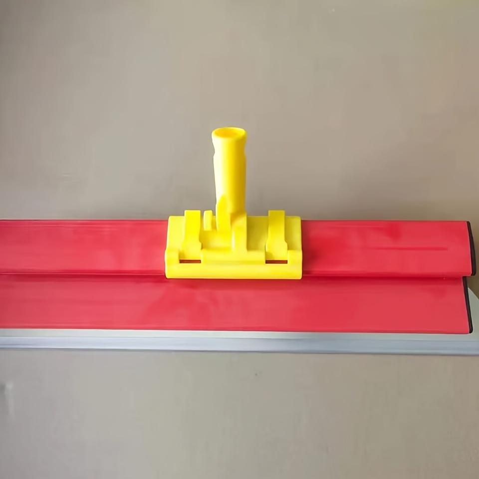 Кельма для сглаживания гипсокартона с удлиненной ручкой, желтая пластиковая шпаклевка, адаптер для лезвия для затирки углов, отделка швов, кельма для гладкой отделки