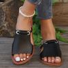 Женские летние новые плоские нескользящие сандалии с открытой пяткой для повседневной носки дома, в ванной, нескользящие, с мелким вырезом, женские тапочки, размеры 36---43