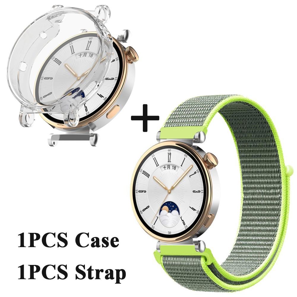 Чехол + нейлоновый ремешок для Huawei Watch GT 5 41 мм 46 мм спортивный браслет-петля для женщин и мужчин чехол для часов Huawei Watch GT5 Pro 42 мм 46 мм аксессуары