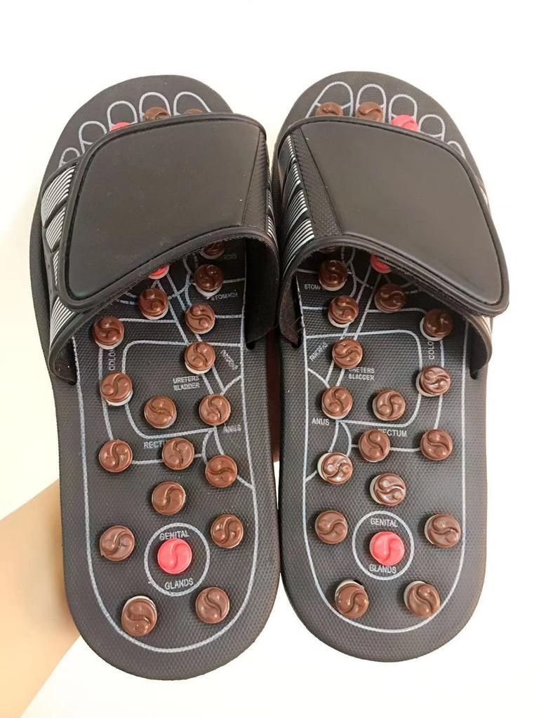 Fashion New Massage Shoes Mens Chinese Medicine Pedicure Foot Slippers Home Healthcare Spring Acupoint Adult Slipper
