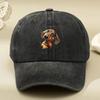 Dog Printed Baseball Cap with Fashionable and Simple Design Suitable for Daily Leisure and Versatile Use