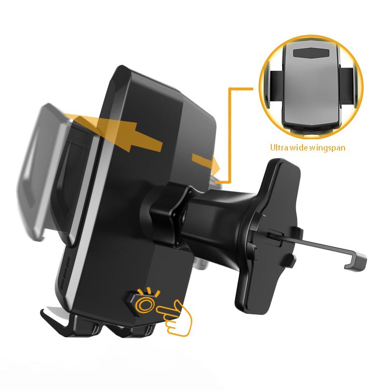 A080+X158 Универсальный автомобильный держатель для телефона с крюком на воздуховод, вращающийся на 360 градусов кронштейн