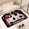 Cartoon Special-shaped Soft Diatom Mud Bathroom Floor Mat Non-slip Absorbent Quick-drying Mat Toilet Toilet Door Floor Mat Cute
