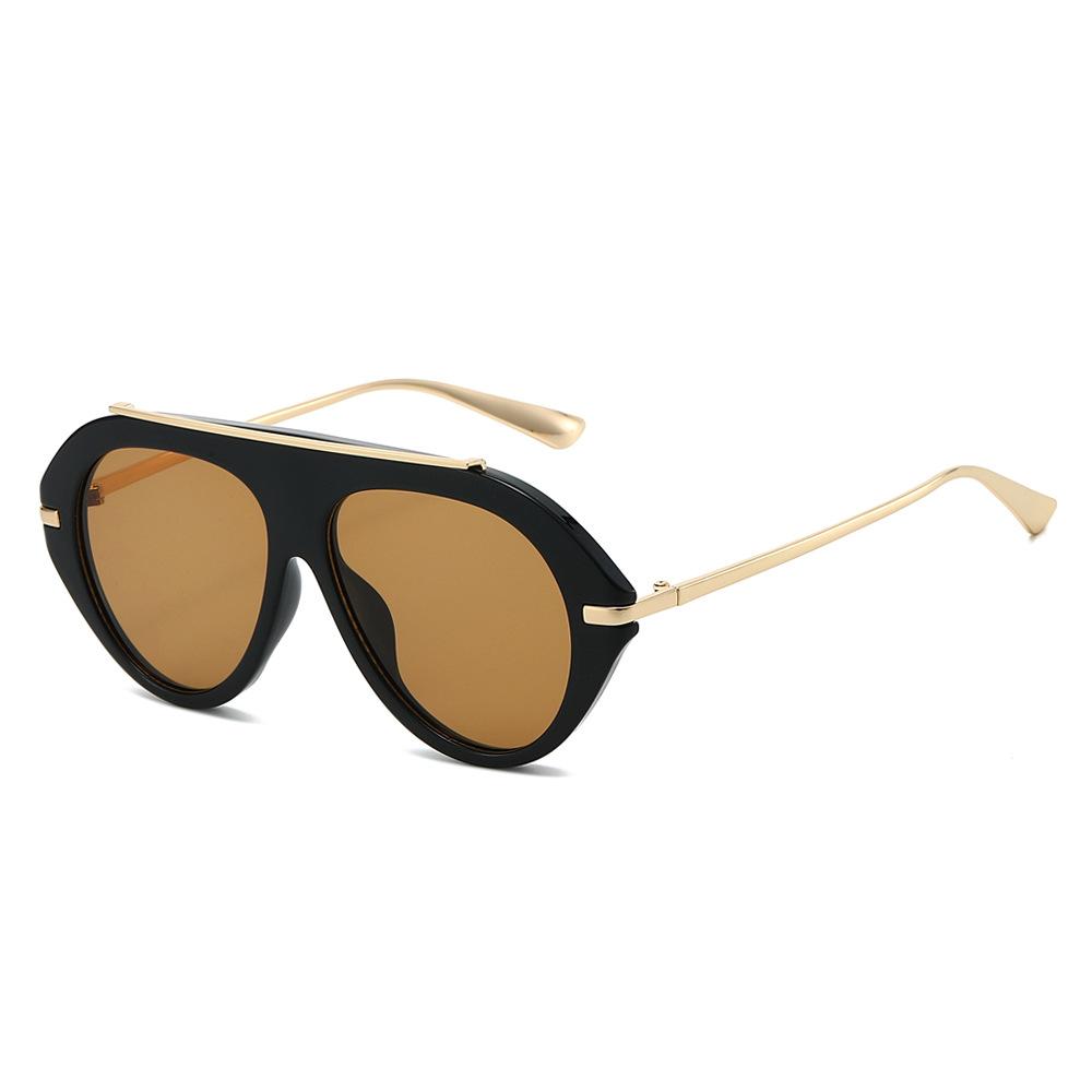Stylish Oversized Sunglasses Unisex Retro Street Style Shades Outdoor Travel UV Protection Eyewear UV400 Classic Driving Glasses