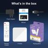 4K Android 14.0 TV Stick Set 2.4GHz+5GHz Dual-mode WiFi 6 Smart TV Box 2+16G HDR10+ Top Box Bluetooth Media Player Support YouTube Netflix