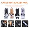 Чехол на ремень безопасности автомобиля, плюшевая наплечная накладка, симпатичный 3D-мультяшный хаски, корги, кошка, подушка для ремня безопасности, защитный чехол для ремня безопасности в салоне, Decora