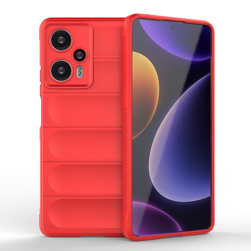 Для Poco F5 Чехол Чехол Poco F5 Capas Новый Бронированный Противоударный Резиновый Бампер для Телефона Мягкий ТПУ Для Чехлов Xiaomi Poco F 5 F5 Чехол