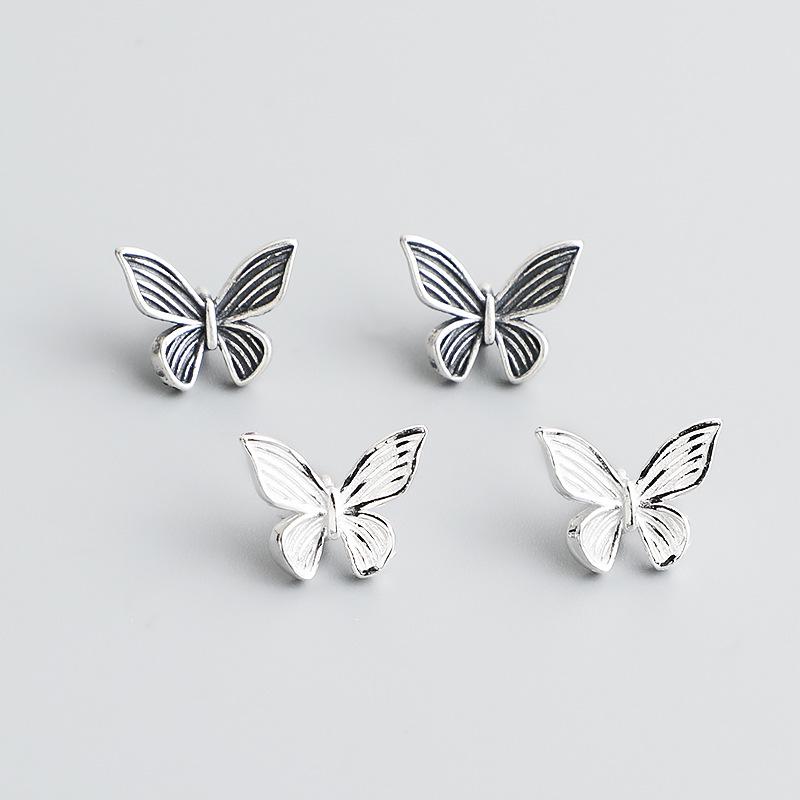 S925 Sterling Silver Vintage Butterfly Spacer Bead for DIY Bracelets, Necklaces & Jewelry