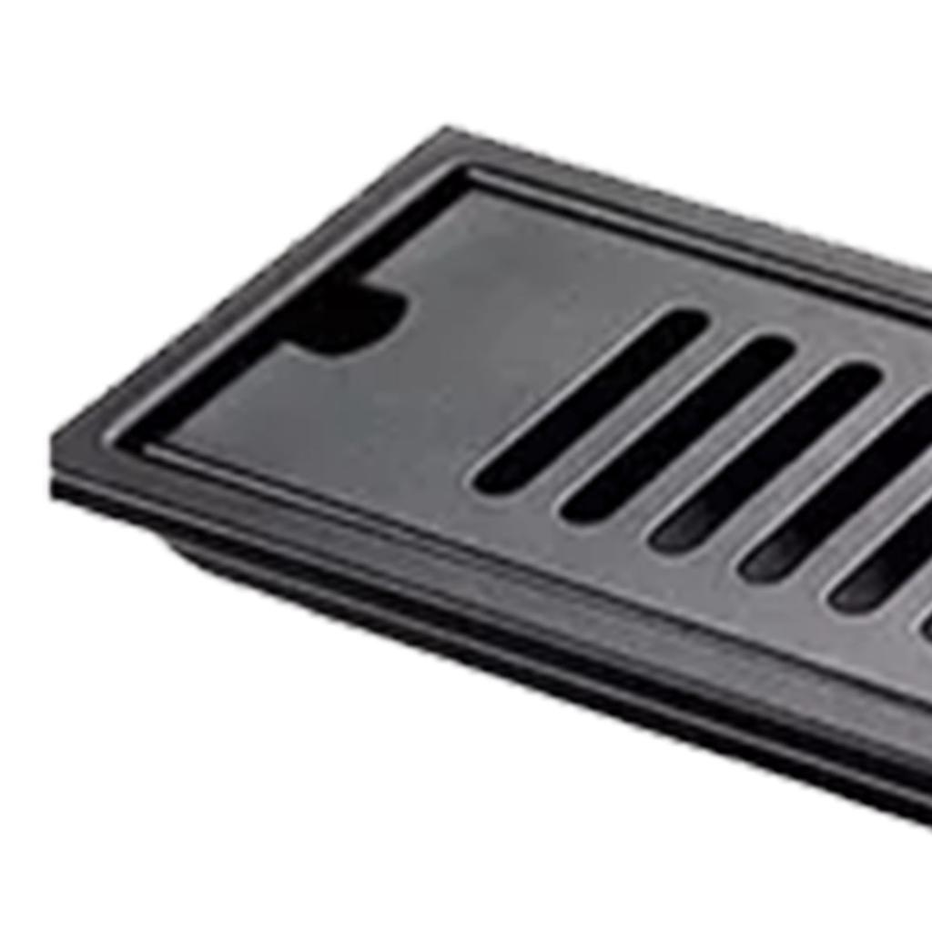 Rectangular Floor Drain 304 Stainless Steel Smooth Surface Fast Drainage Deodorant Shower Linear