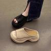 Thick-soled Heightening Cool Slippers Women's Summer Wear New Casual Versatile Small Comfortable Sandals