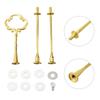1pcs Cake Plate Stand European Style Gold Silver Detachable
