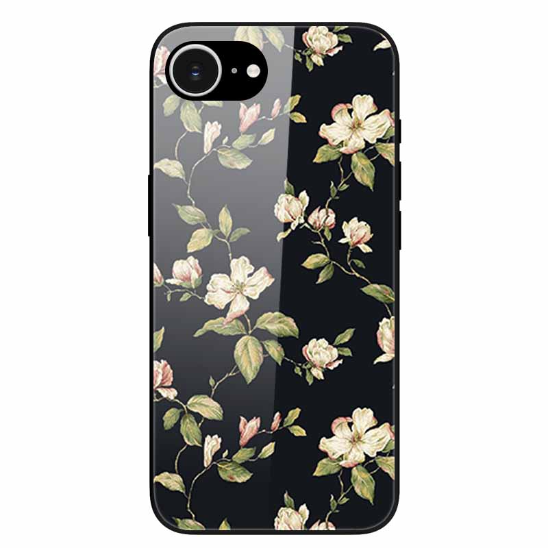 Tempered Glass Phone Cases For iPhone 16e 2025 Case Silicon Bumper Hard PC Back Cover Shell for iPhone SE (2025) / for iPhone16e