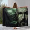 Классическое одеяло из фланели с изображением Уолтера из Breaking Bad, Ультрамягкое теплое плюшевое покрывало для дома, спальни, кровати, дивана, офиса, пикника, подарок