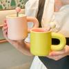 Korean Mug Niche Design Sense Ceramic Cup for Girls' Office High Value Coffee Milk Cup