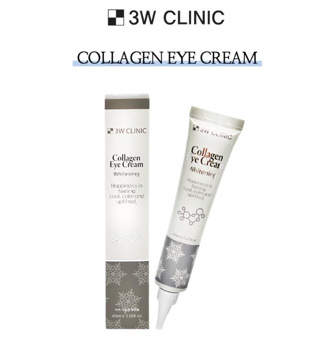 3w Clinic Коллагеновый отбеливающий крем для глаз – 40 мл
