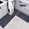 Non-Slip Seven-Stripe Doormat: Oil-Absorbent, Cut-to-Size Floor Mat for Kitchen, Entrance, Hall, or Living Room