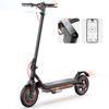 iScooter W7 Foldable Electric Scooter - 650W Motor, 37KM Range, 8.5" Air Tires, Dual Suspension & APP Control for Urban Commute