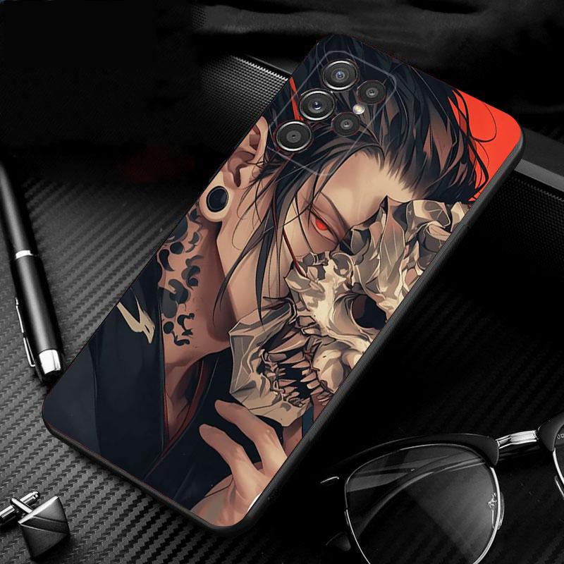 Чехол для телефона Samsung Galaxy S26 S25 S24 S23 S22 Ultra S23 S22 S25 Plus S24 FE S26Edge Аниме Девушка С Маской Они