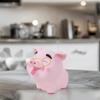 Pig Money Bank Piggy Ornament, Cute, Saving Jar Box for Tabletop Bar