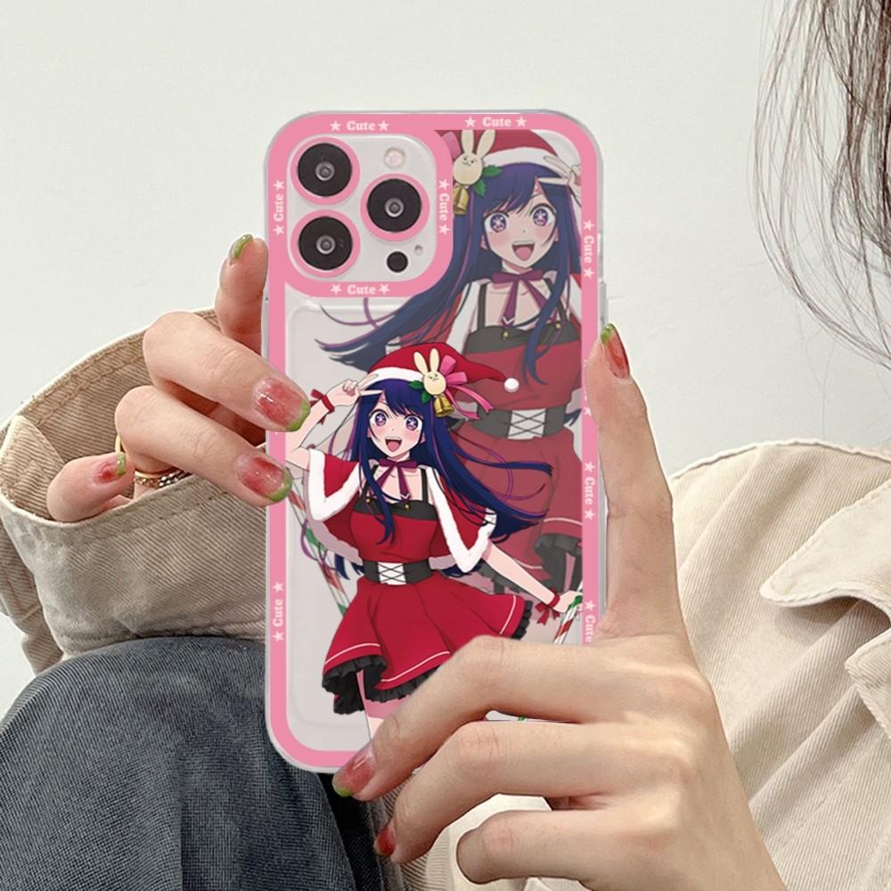 Чехол для телефона Oshi No Ko для iPhone 15 11 12 13 14 Mini Pro Max XR X XS TPU Прозрачный чехол
