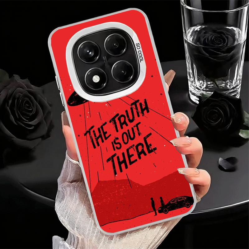 Чехол для телефона The X Files I Want to Believe Ударопрочный для Xiaomi Redmi Note 15 14 13 12 Pro Plus 11 11S 11T 5G Защитный от падения Забавный