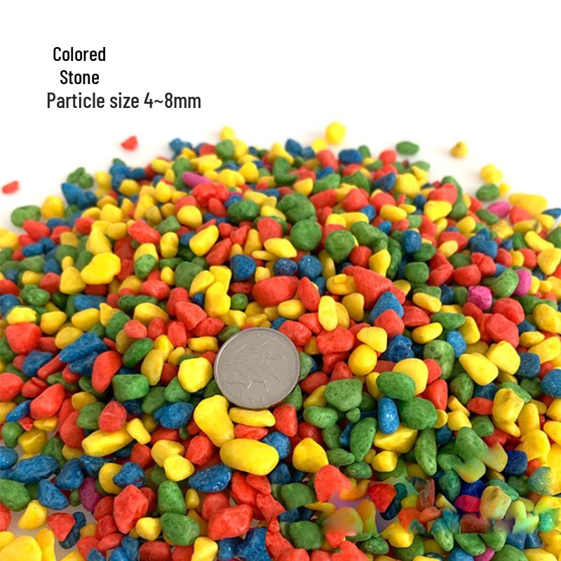 Натуральный мелкий аквариумный песок: Натуральный Декор Субстрата для Аквариумов с Цветным Кристаллом и Речным Песком