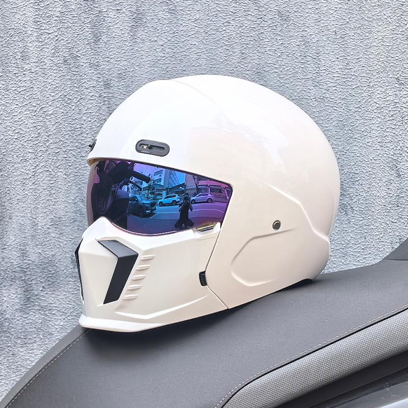 ORZ Новый Ретро Мотоциклетный Шлем Scorpion Cascos Moto Локомотив Личность Многоцелевой Комбинированный Шлем Половина M L XL XXL XXXL