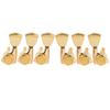 Musiclily Pro L3R3 Guitar Locking Peg Locking Tuners for Electric Gold Keystone Buttons Guitar/Acoustic Guitar,