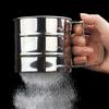 1Pc Stainless Steel Flour Sieve Cup Handheld Flour Powder Shaker Strainer for Baking