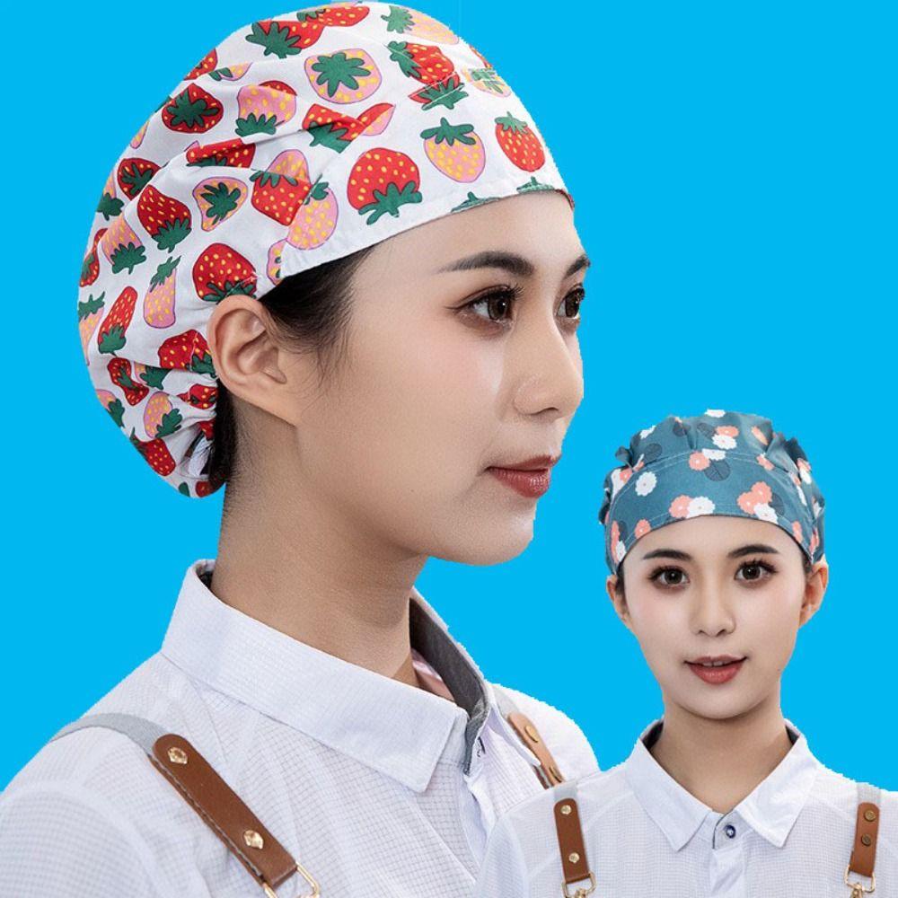 Adjustable Kitchen Casquette Hat Full Cloth Dust Protection Cap Working Hat Beauty Salon
