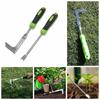 Инструмент для прополки щелей с длинной ручкой, нержавеющая сталь, травосборник L-образной формы, садовый инструмент для прополки щелей