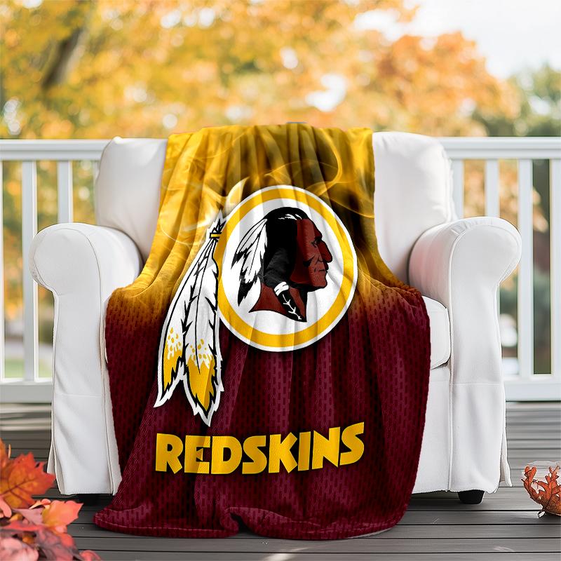 Washington Commanders printed blanket—lightweight,soft,warm;versatile blanket all seasons—perfect as &air-conditioning throw,nap blanket