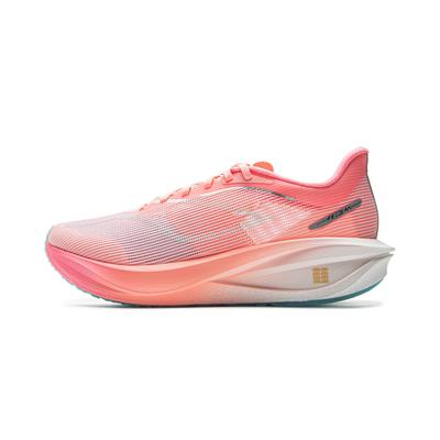 Li Ning Feidian 5 Challenger Текстиль, ТПУ Низкие Карбоновая Пластина Повседневные Марафонские Кроссовки Мужские Розовые ARMV001-13