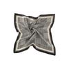 Hengyuanxiang Mulberry Silk Houndstooth Square Scarf