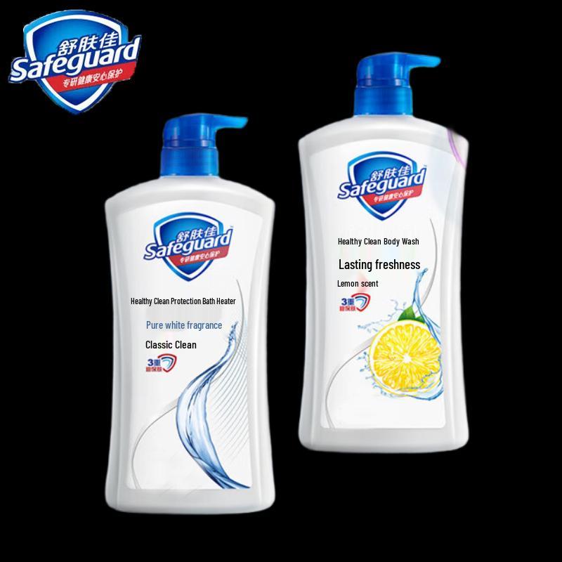 Набор из двух гелей для душа Safeguard Pure White & Lemon
