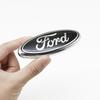 11.5cm Car Front Grille Logo Trunk Accessorie Hood Sticker For Ford Focus Fiesta mk6 mk7 Mondeo Ranger S-MAX Kuga EcoSport B-MAX