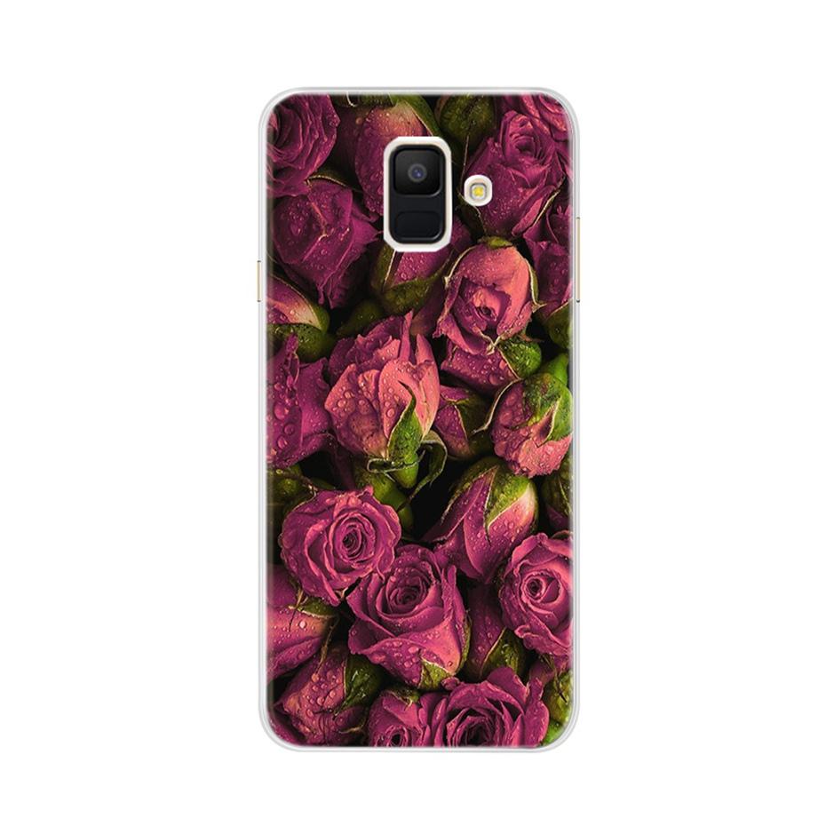 Чехол для Samsung Galaxy A6 2018 Прозрачный Мультяшный Мягкий ТПУ Силиконовый Чехлы для Телефона Задняя Крышка для Samsung Galaxy A6 A 6 Plus 2018
