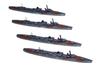 HMA Japanese Navy 6th Destroyer Squadron Set and Resin Kit 1/200 (Destroyers Akatsuki, Hibiki, Inazuma, Ikazuchi)