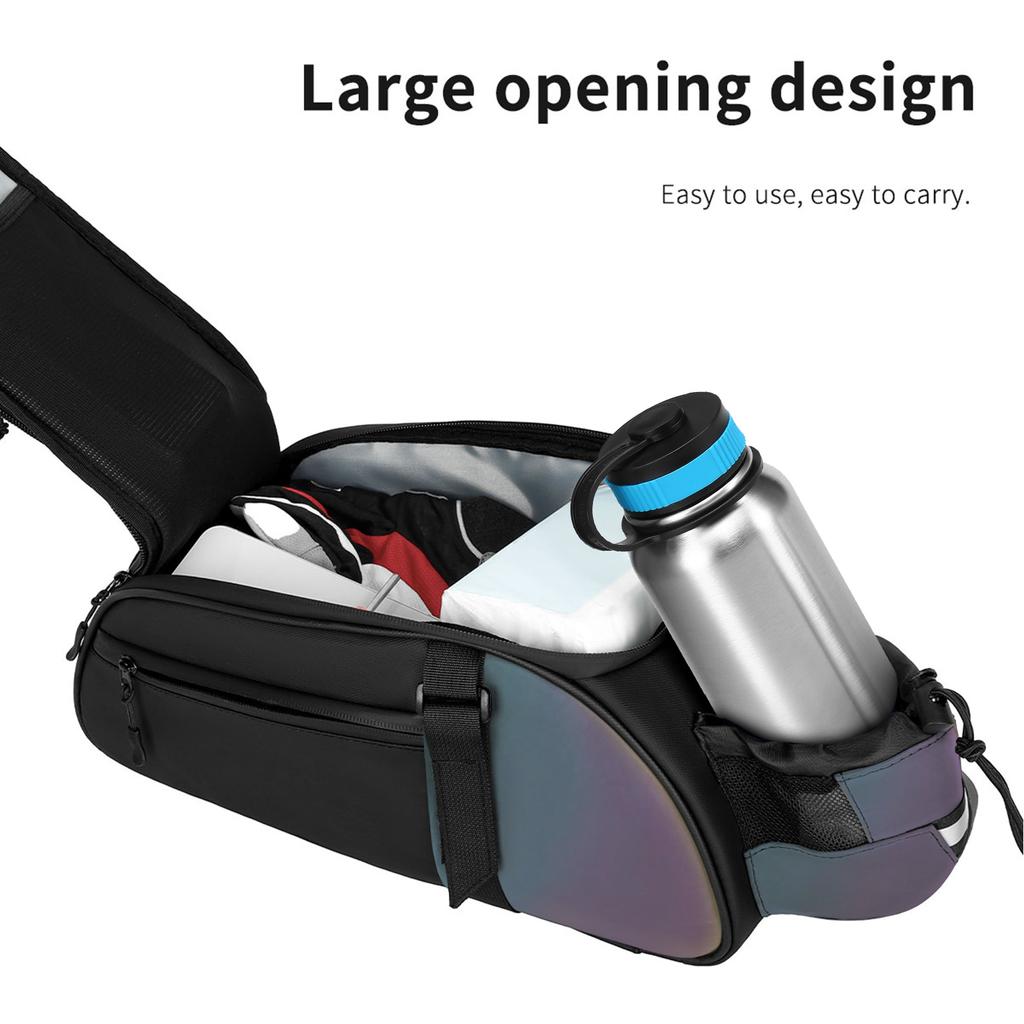 Сумка для багажника велосипеда, многофункциональная сумка для велосипедов, сумки для велосипедов, водонепроницаемая задняя сумка объемом 8 л