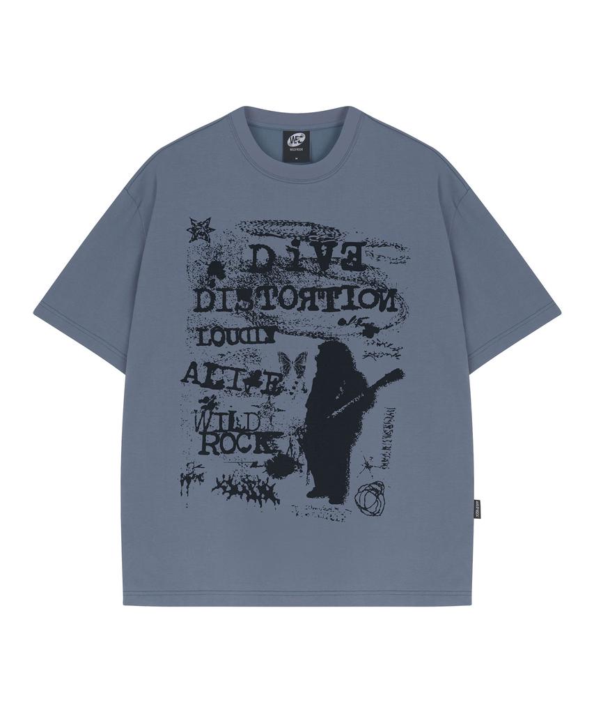 WILDROCK Wild Dive Прохладные хлопковые оверсайз футболки с коротким рукавом