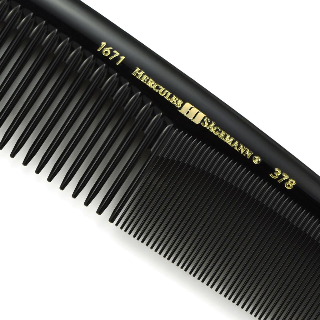 Hercules Sägemann Lady's Women's Comb 1671-378 7.25" Long Teeth for Long Hair