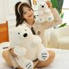 Полярный плюшевый медведь игрушка куклы украшение комнаты дети фестивали подарок хлопок пп