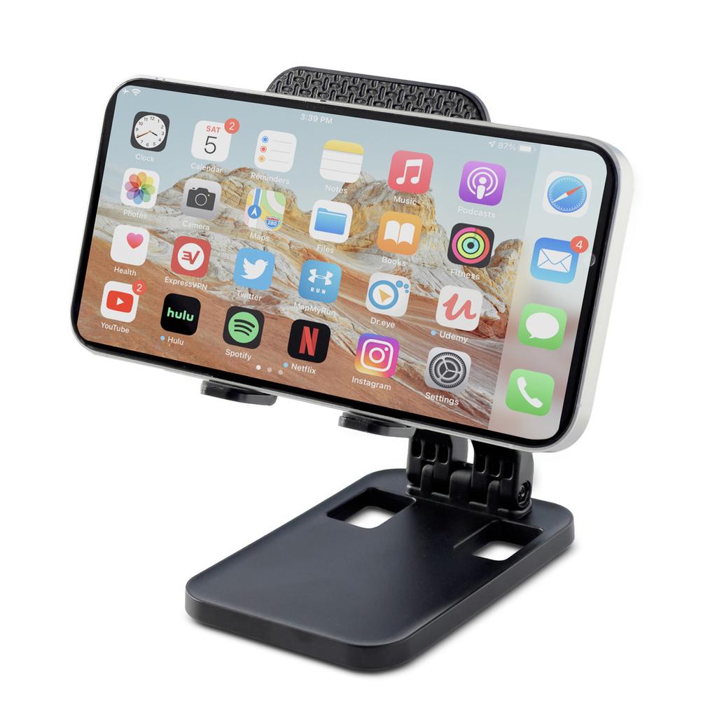 Folding Phone and Tablet Stand Holder (K15) – Black
