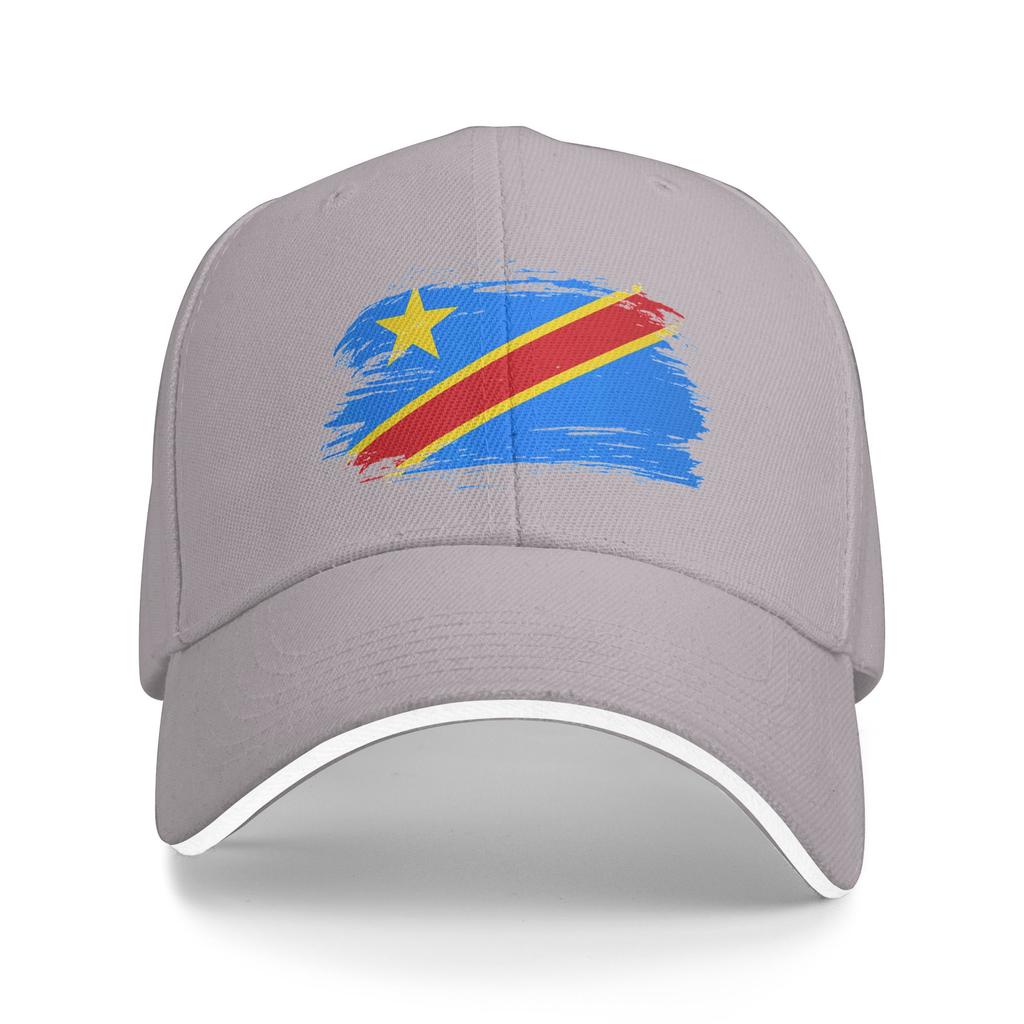 Women Unisex Republic Of Congo Congolese Flag DRC Outdoor Hat Adjustable Baseball Caps New Baseball Cap Sunscreen Hats