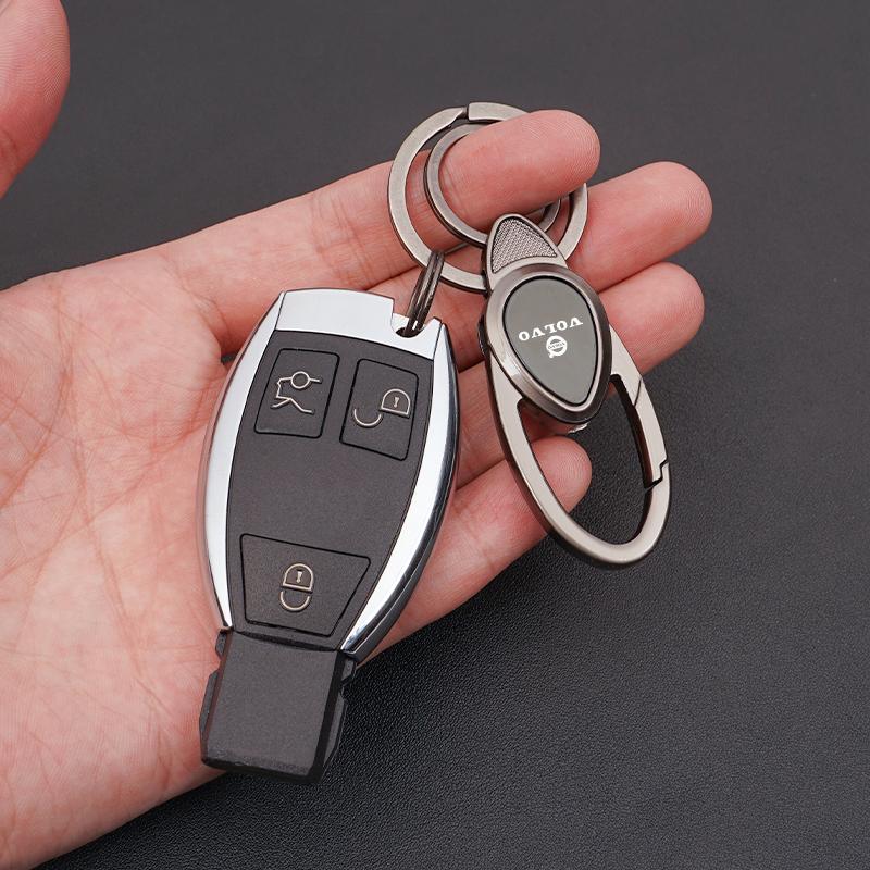 Metal Car Styling Keychain Key Ring Chain Emblem Gift For Volvo XC90 V90 V60 XC60 V40 EC40 EX40 S80 S60 S90 C40 XC40 V70 C30 C70