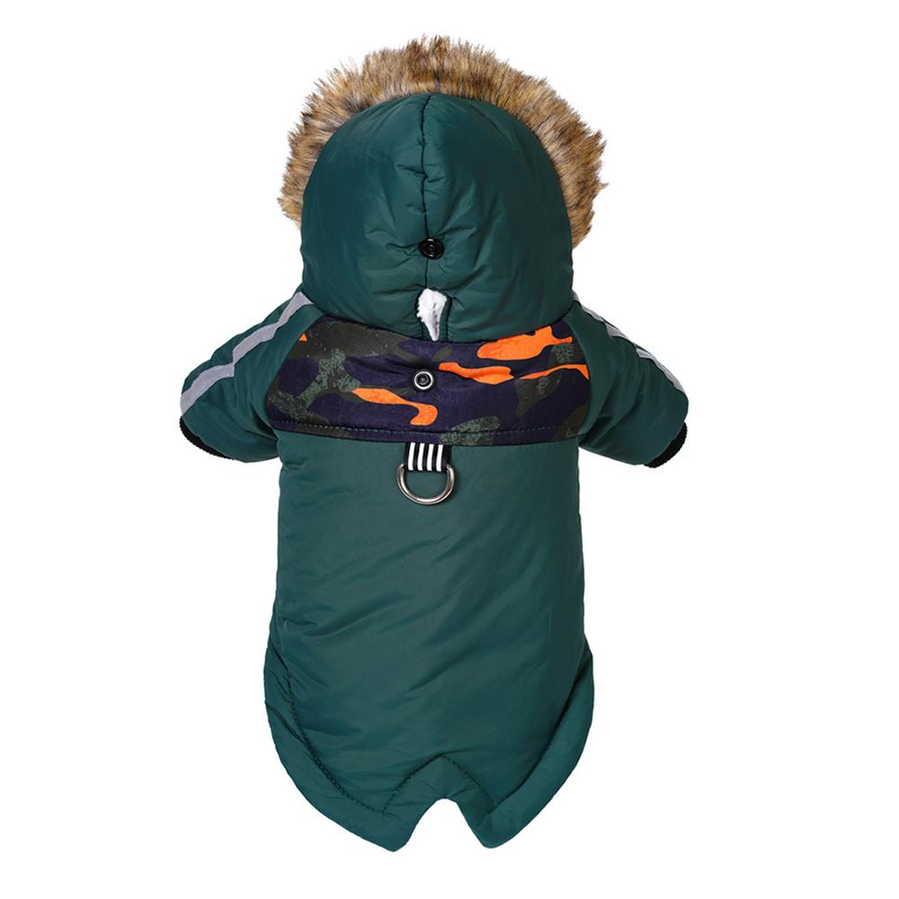 Dog Jacket Clothes With Hood Soft Winter Warm Waterproof Reflective Hoodies Puppy Fleece Outdoor Windproof Pet Chihuahua Coat