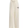 Originals FW24 Collegiate Wide Leg Sweat Joggers Side Opening Button Loose Fit Drawstring Knit Sports Pants Women Joggers Off-White JD6372